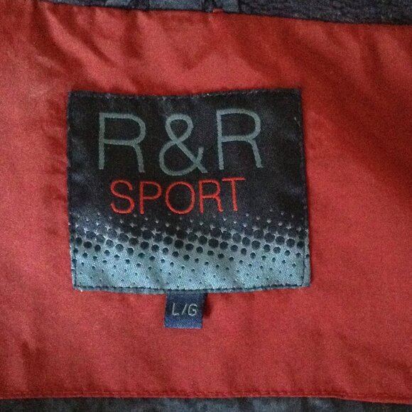 R&R Sport Men's Lightweight Jacket Size L Hiking Walking Casual Windbreaker Rain - Picture 12 of 13